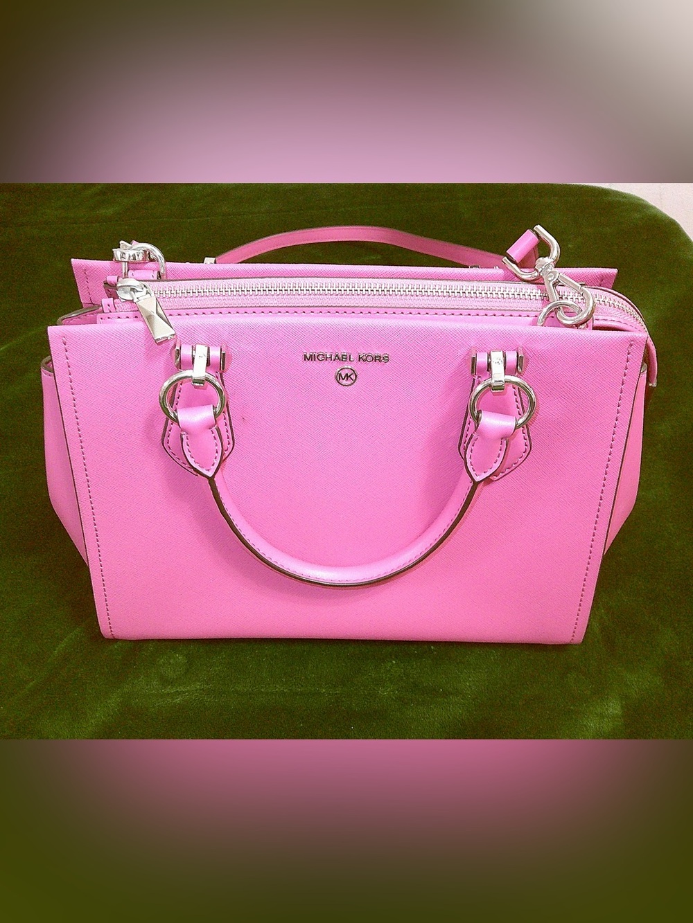 Michael Kors Marilyn Small Saffiano Leather Crossbody Bag - Picture 3 of 11